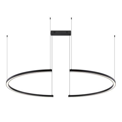 Immax NEO 07329L - dimeriuojama LED liustra ant kabelio FINO, LED/72W/230V, 120 cm, juoda, Tuya + nuotolinis valdymas