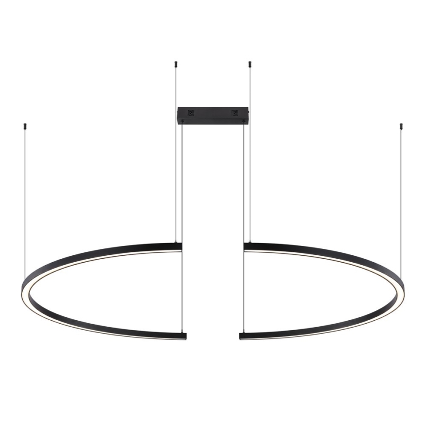 Immax NEO 07329L - dimeriuojama LED liustra ant kabelio FINO, LED/72W/230V, 120 cm, juoda, Tuya + nuotolinis valdymas