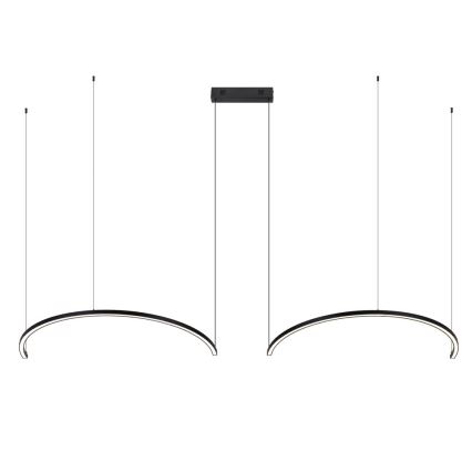 Immax NEO 07329L - dimeriuojama LED liustra ant kabelio FINO, LED/72W/230V, 120 cm, juoda, Tuya + nuotolinis valdymas