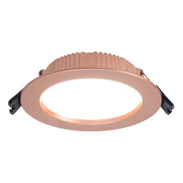 Immax NEO 07330L - LED dimeriuojamas įleidžiamas DOWN šviestuvas LED/12W/230V Wi-Fi Tuya, skersmuo 12 cm, rožinio aukso spalvos