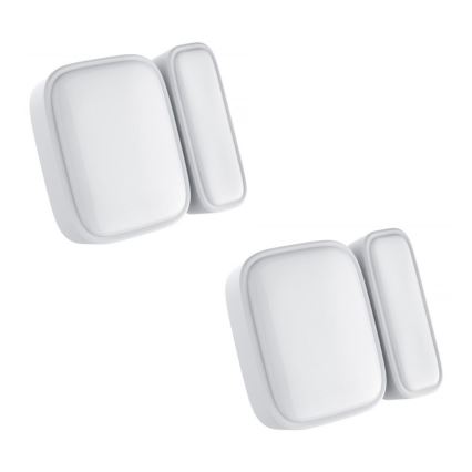 Immax NEO 07511L - KOMPLEKTAS 2x Magnetinis langų ir durų jutiklis SMART 1xCR2032  Zigbee Tuya