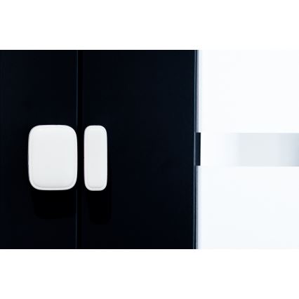 Immax NEO 07511L - KOMPLEKTAS 2x Magnetinis langų ir durų jutiklis SMART 1xCR2032  Zigbee Tuya