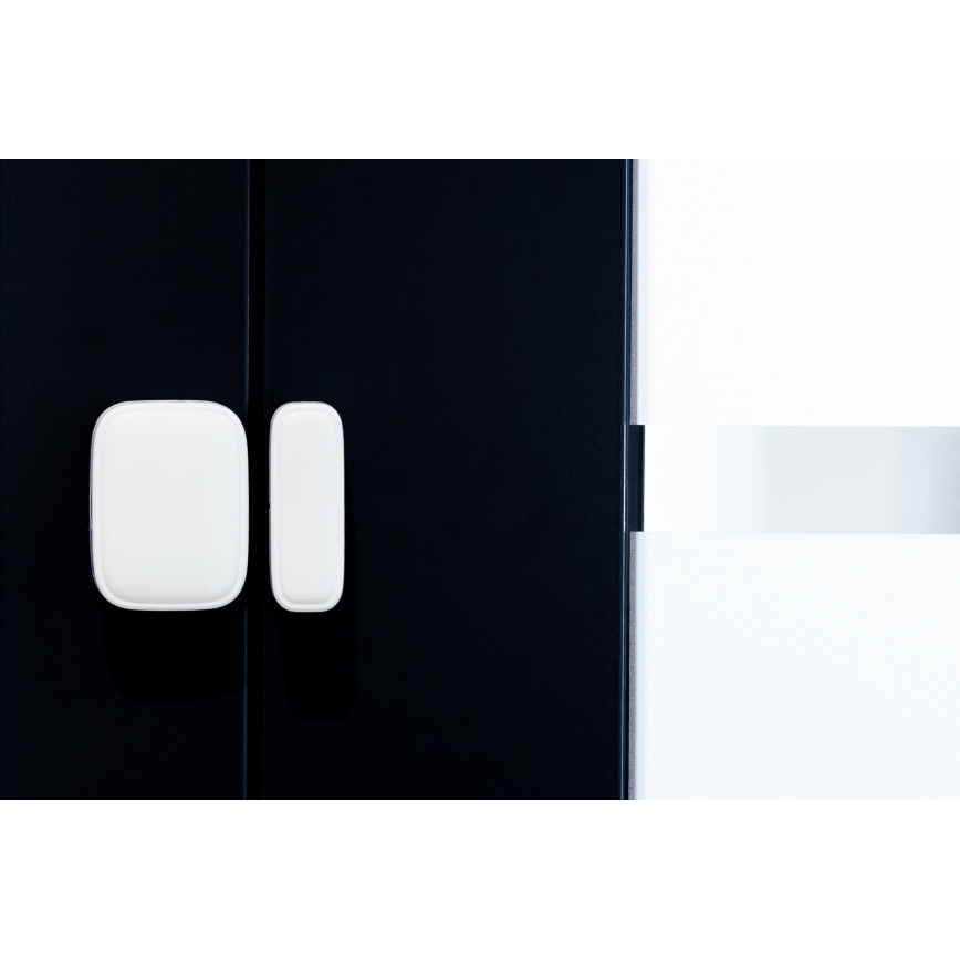Immax NEO 07511L - KOMPLEKTAS 2x Magnetinis langų ir durų jutiklis SMART 1xCR2032  Zigbee Tuya