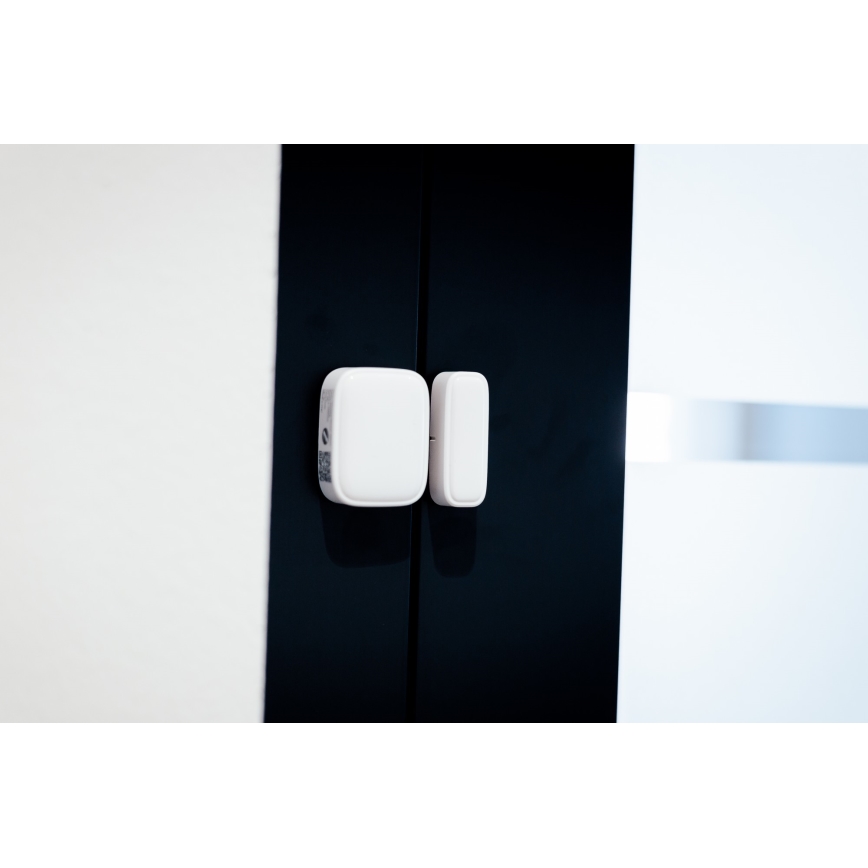 Immax NEO 07511L - KOMPLEKTAS 2x Magnetinis langų ir durų jutiklis SMART 1xCR2032  Zigbee Tuya