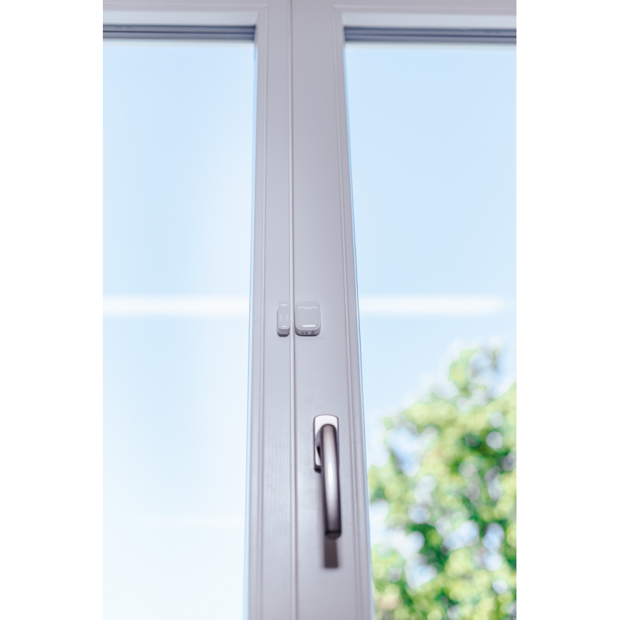 Immax NEO 07511L - KOMPLEKTAS 2x Magnetinis langų ir durų jutiklis SMART 1xCR2032  Zigbee Tuya
