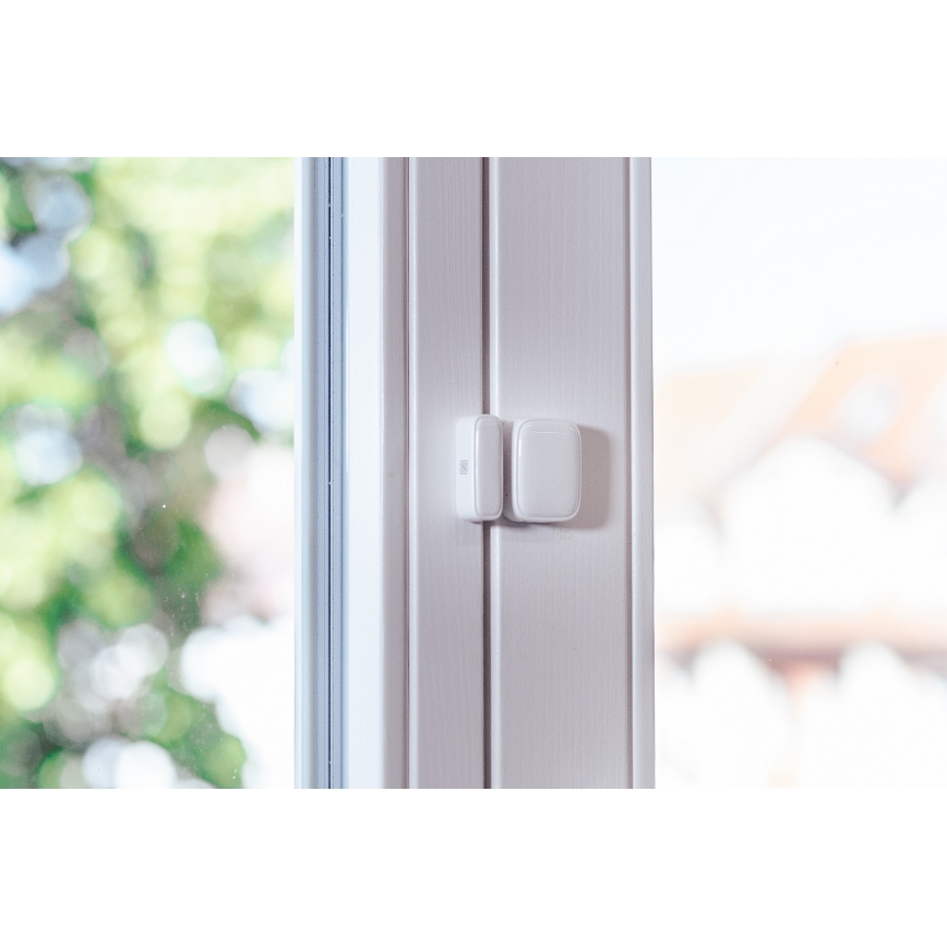 Immax NEO 07511L - KOMPLEKTAS 2x Magnetinis langų ir durų jutiklis SMART 1xCR2032  Zigbee Tuya