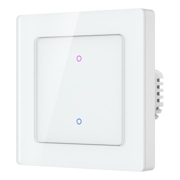 Immax NEO 07539L - dviejų mygtukų išmanusis jungiklis 230V Wi-Fi Tuya