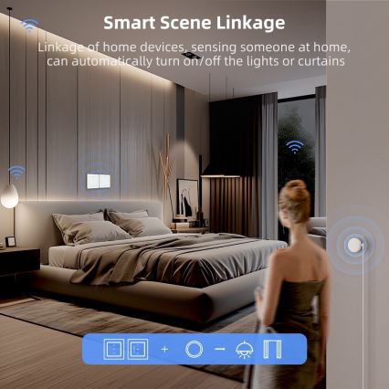 Immax NEO 07540L - Išmanusis jungiklis žaliuzių ir roletų valdymui 230V Wi-Fi Tuya