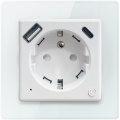 Immax NEO 07544L - Išmanioji E tipo rozetė 16 A / 230 V + 1x USB-A + 1x USB-C PD 20 W Wi-Fi