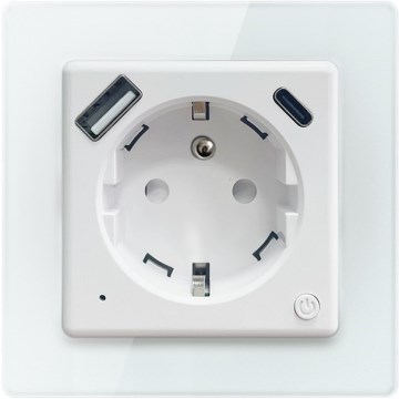 Immax NEO 07553L - Išmanioji rozetė E 16A/230V + 1xUSB-A+1xUSB C PD 20W