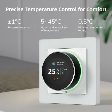 Immax NEO 07555L - Termostatas skirtas elektriniam grindiniam šildymui SMART 230V/16A