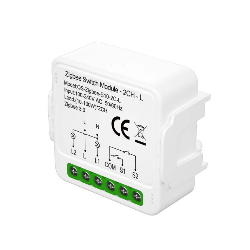 Immax NEO 07572L - Išmanusis valdiklis NEO LITE V8 2-mygtukai Tuya