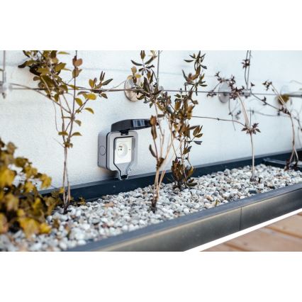 Immax NEO 07708L - Lauko lizdas NEO LITE Smart 1x230V IP65 Wi-Fi Tuya