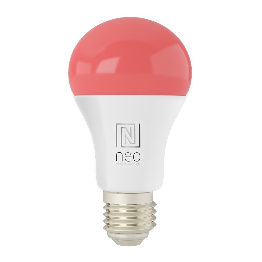 Immax NEO 07712CDO - KOMPLEKTAS 3x LED RGB+CCT Pritemdoma elektros lemputė E27/9W/230V Wi-Fi Tuya + nuotolinio valdymo pultas