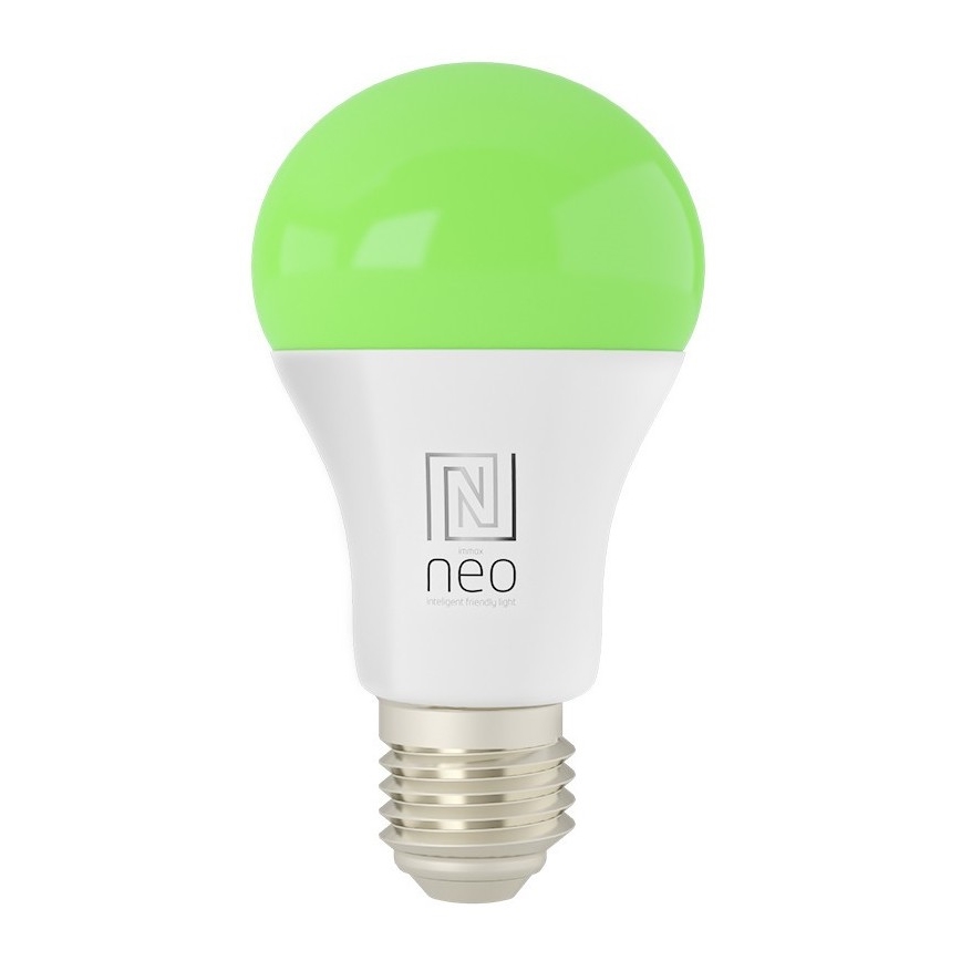 Immax NEO 07712CDO - KOMPLEKTAS 3x LED RGB+CCT Pritemdoma elektros lemputė E27/9W/230V Wi-Fi Tuya + nuotolinio valdymo pultas