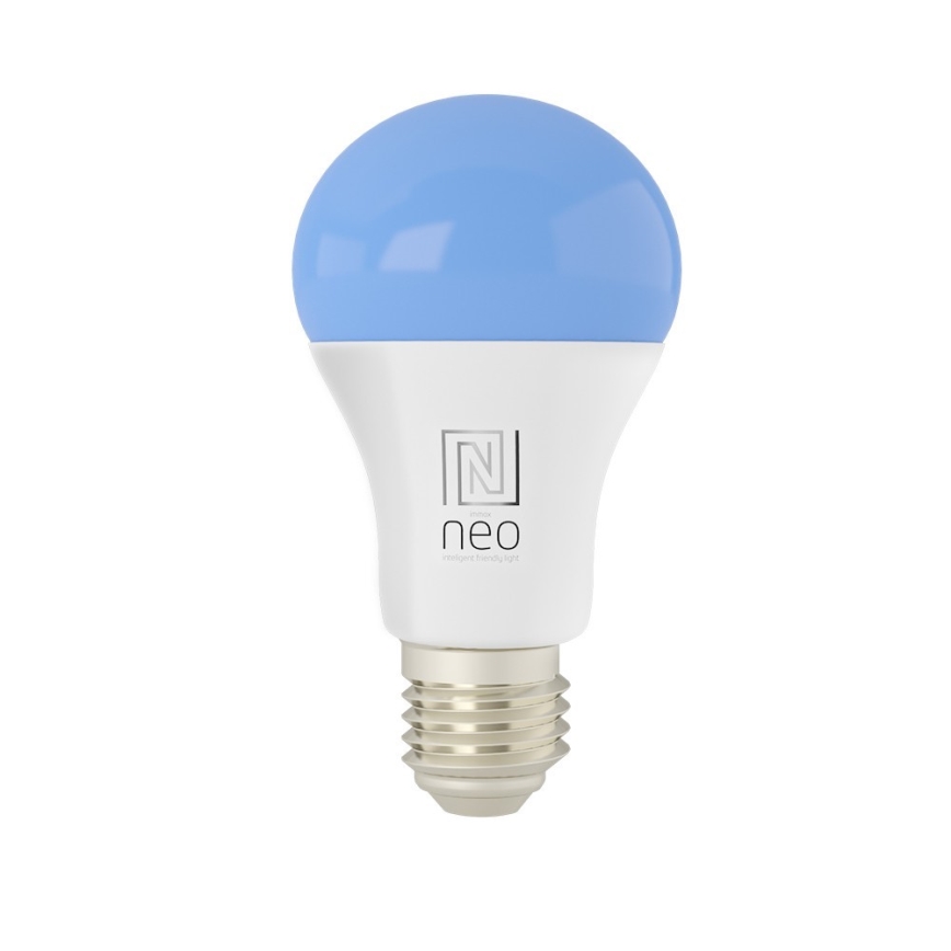Immax NEO 07712L - LED RGB+CCT Pritemdoma elektros lemputė NEO LITE Smart E27/9W/230V Wi-Fi Tuya 2200 - 6500K