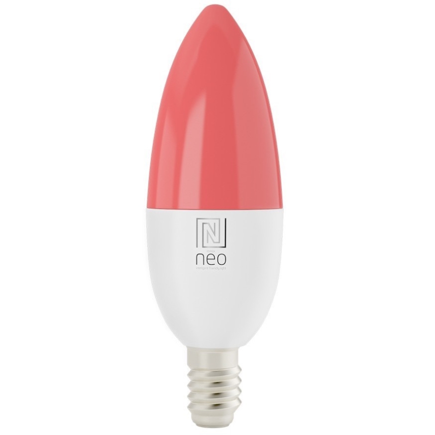 Immax NEO 07716CDO - KOMPLEKTAS 3x LED RGB+CCT Pritemdoma elektros lemputė E14/6W/230V Wi-Fi Tuya + nuotolinio valdymo pultas