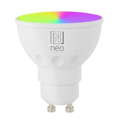 Immax NEO 07724CDO - KOMPLEKTAS 3x LED RGB+CCT Pritemdoma elektros lemputė GU10/6W/230V 2700-6500K Wi-Fi Tuya + nuotolinio valdymo pultas