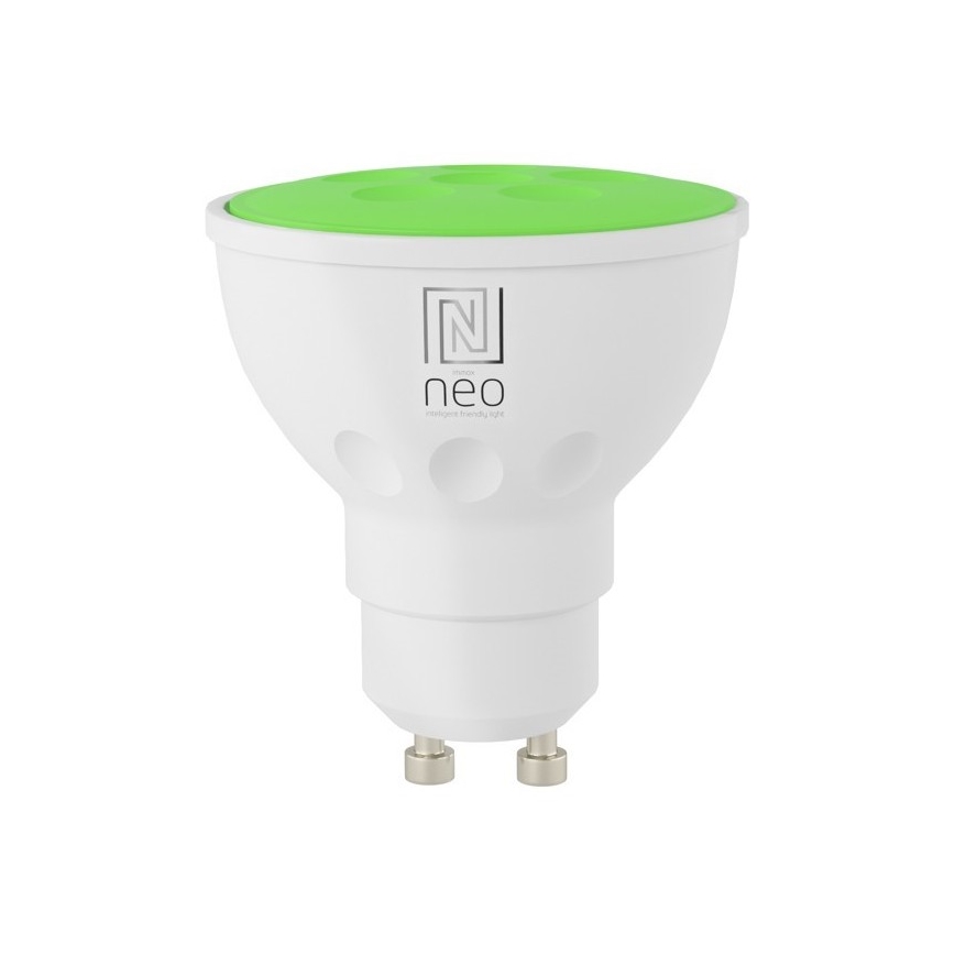 Immax NEO 07724CDO - KOMPLEKTAS 3x LED RGB+CCT Pritemdoma elektros lemputė GU10/6W/230V 2700-6500K Wi-Fi Tuya + nuotolinio valdymo pultas