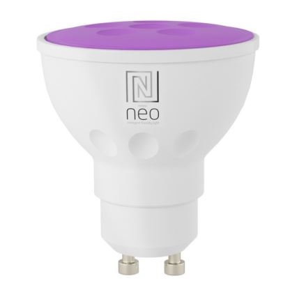 Immax NEO 07724CDO - KOMPLEKTAS 3x LED RGB+CCT Pritemdoma elektros lemputė GU10/6W/230V 2700-6500K Wi-Fi Tuya + nuotolinio valdymo pultas