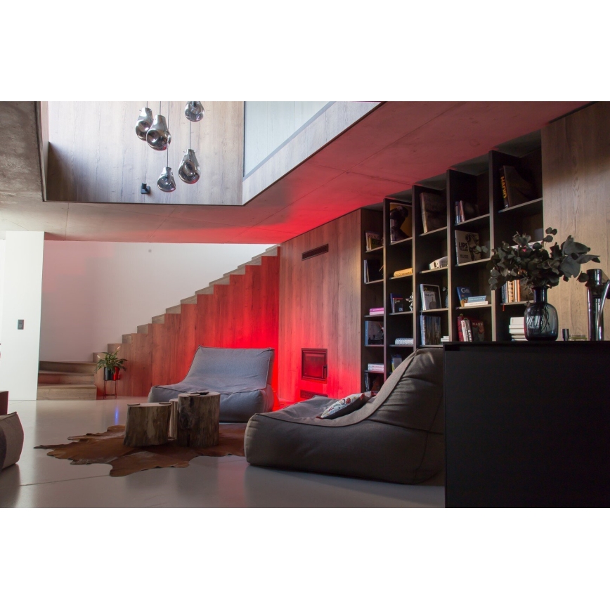 Immax NEO 07724CDO - Komplektas 3x LED RGB+CCT dimeriuojama lemputė GU10/4,8W/230V 2700-6500K Wi-Fi Tuya + nuotolinis valdymas