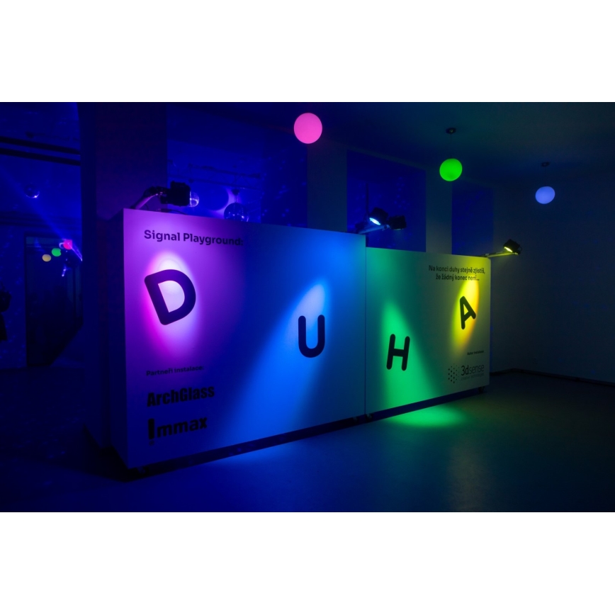 Immax NEO 07724CDO - Komplektas 3x LED RGB+CCT dimeriuojama lemputė GU10/4,8W/230V 2700-6500K Wi-Fi Tuya + nuotolinis valdymas