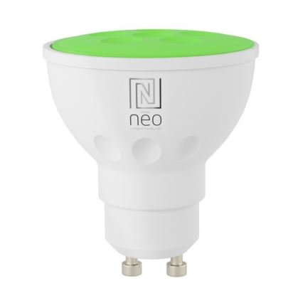 Immax NEO 07724L - LED RGB+CCT Pritemdoma elektros lemputė GU10/4,8W/230V 2700K Wi-Fi Tuya