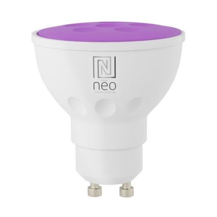 Immax NEO 07724L - LED RGB+CCT Pritemdoma elektros lemputė GU10/4,8W/230V 2700K Wi-Fi Tuya