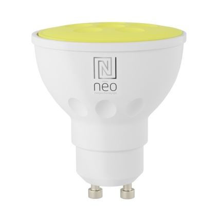Immax NEO 07724L - LED RGB+CCT Pritemdoma elektros lemputė GU10/4,8W/230V 2700K Wi-Fi Tuya