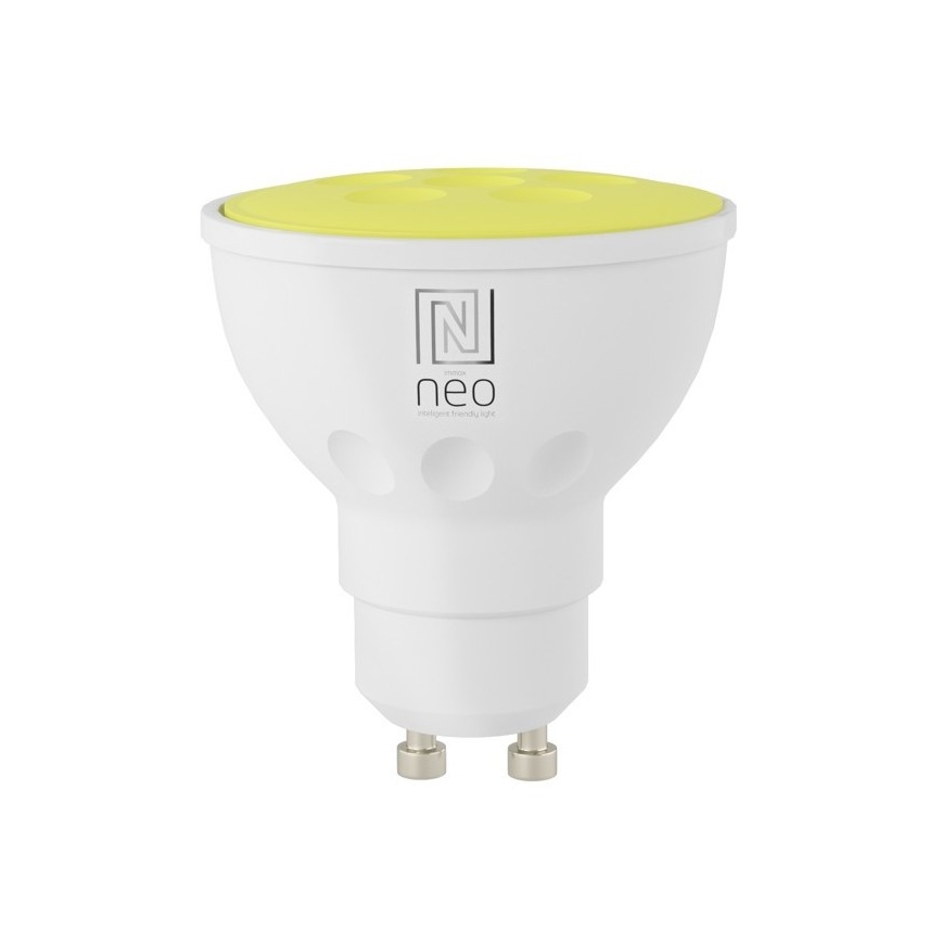 Immax NEO 07724L - LED RGB+CCT Pritemdoma elektros lemputė GU10/4,8W/230V 2700K Wi-Fi Tuya