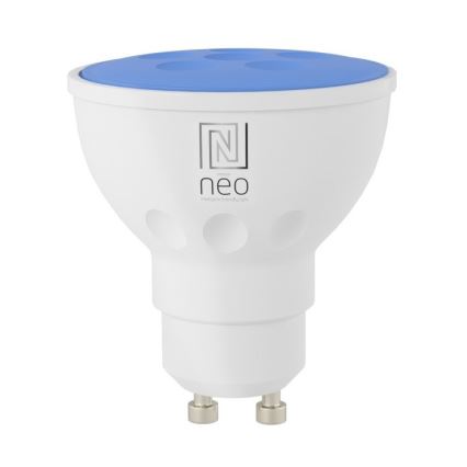 Immax NEO 07724L - LED RGB+CCT Pritemdoma elektros lemputė GU10/4,8W/230V 2700K Wi-Fi Tuya