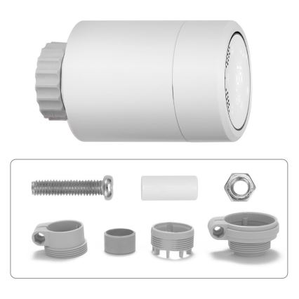 Immax NEO 07732A - RINKINYS 3x Termostatinė galvutė 2xAA/3V Tuya