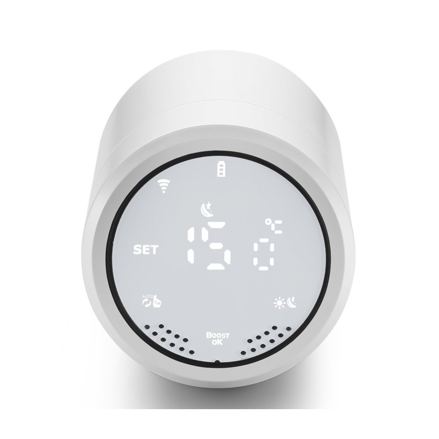Immax NEO 07732B - RINKINYS 2x Termostatinė galvutė + BRIDGE PRO v2 2xAA/3V Tuya