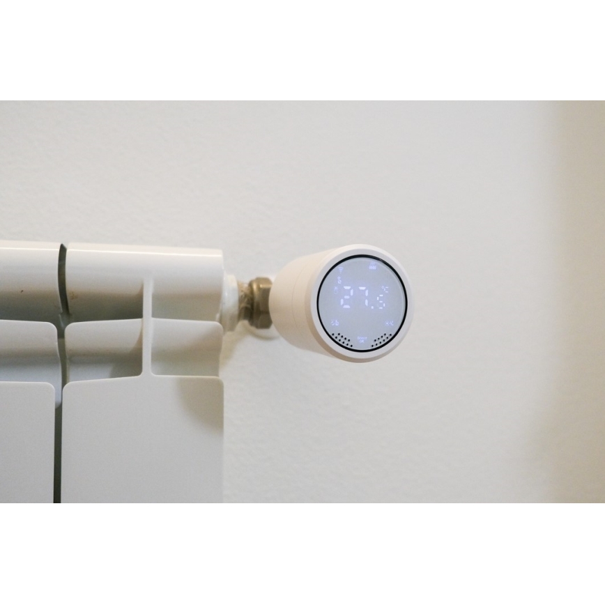 Immax NEO 07732C- RINKINYS 4x Termostatinė galvutė + BRIDGE PRO v3 2xAA/3V Wi-Fi Tuya