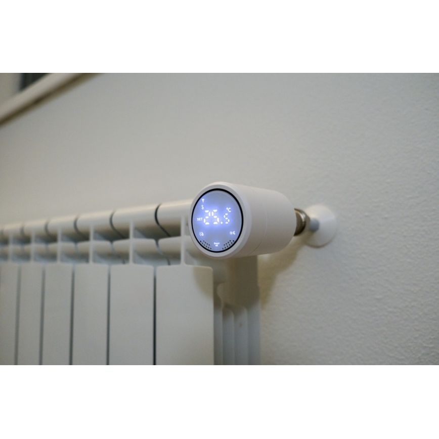 Immax NEO 07732C- RINKINYS 4x Termostatinė galvutė + BRIDGE PRO v3 2xAA/3V Wi-Fi Tuya