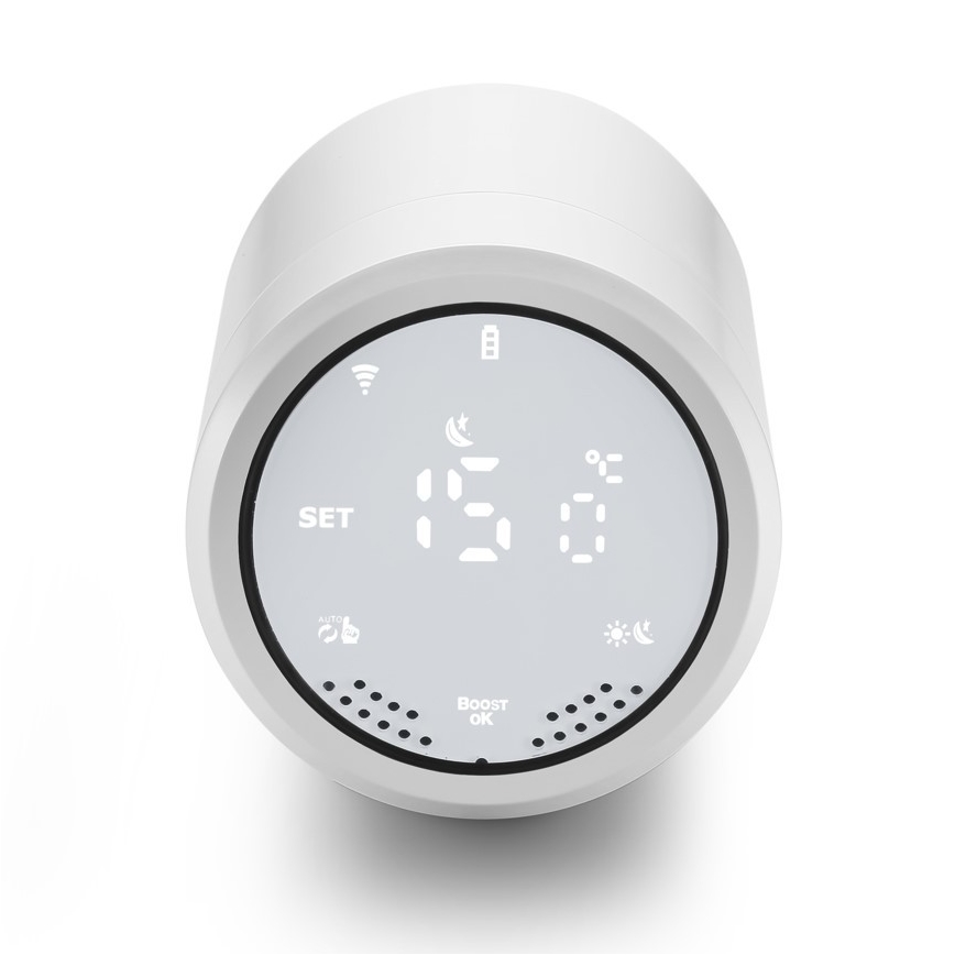 Immax NEO 07732C- RINKINYS 4x Termostatinė galvutė + BRIDGE PRO v3 2xAA/3V Wi-Fi Tuya