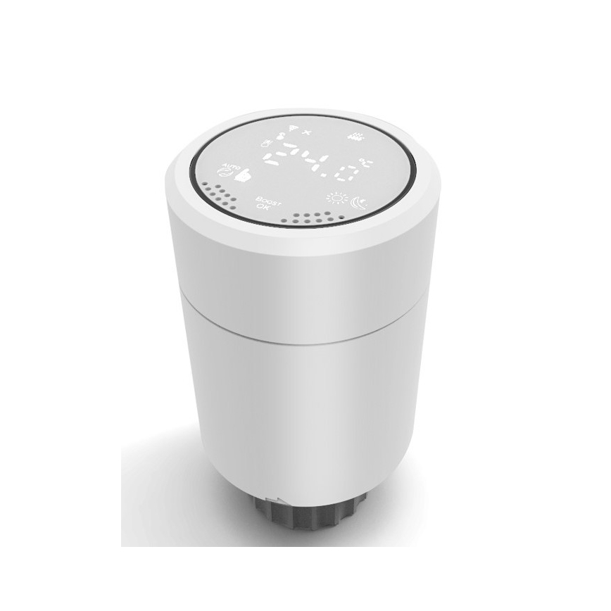 Immax NEO 07732C- RINKINYS 4x Termostatinė galvutė + BRIDGE PRO v3 2xAA/3V Wi-Fi Tuya