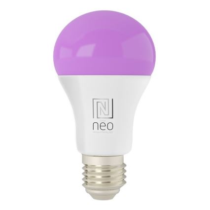 Immax NEO 07733L - LED RGB+CCT Pritemdoma elektros lemputė NEO LITE E27/11W/230V 2700 - 6500K Wi-Fi Tuya