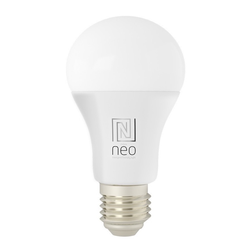 Immax NEO 07733L - LED RGB+CCT Pritemdoma elektros lemputė NEO LITE E27/11W/230V 2700 - 6500K Wi-Fi Tuya