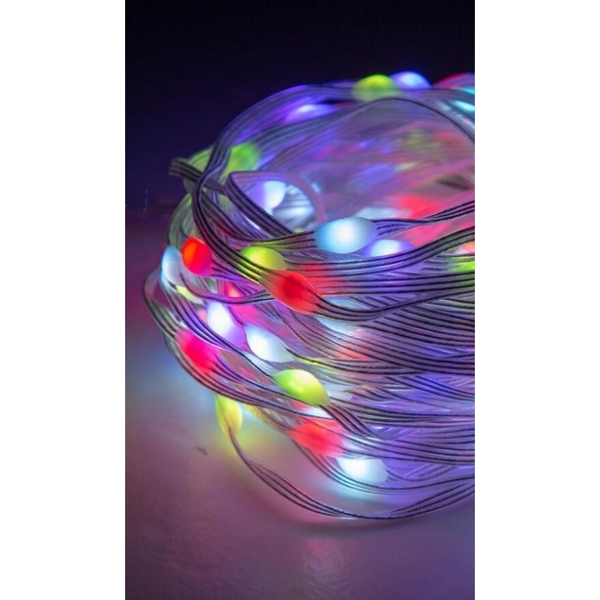 Immax NEO 07736L - LED RGB šviesos reguliavimas lauko juostelė NEO LITE LED/8,4W/230V 16 m IP44 Wi-Fi Tuya