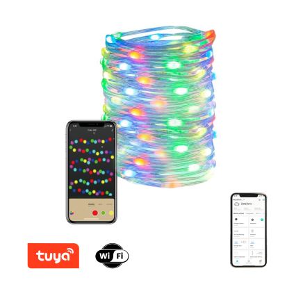 Immax NEO 07736L - LED RGB šviesos reguliavimas lauko juostelė NEO LITE LED/8,4W/230V 16 m IP44 Wi-Fi Tuya