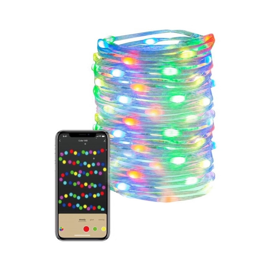 Immax NEO 07736L - LED RGB šviesos reguliavimas lauko juostelė NEO LITE LED/8,4W/230V 16 m IP44 Wi-Fi Tuya
