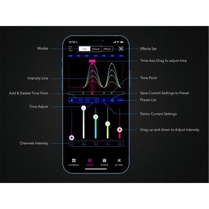 Immax NEO 07741L - LED WRGB Akvariumo apšvietimas NEO LITE LED/60W/24V Wi-Fi Tuya