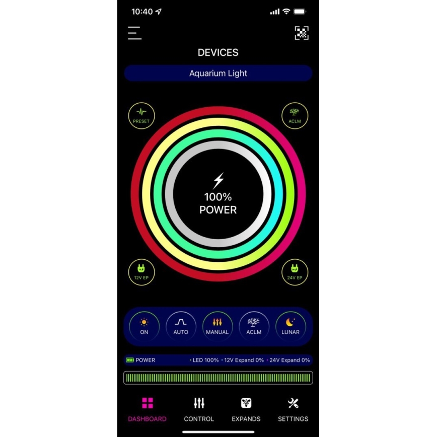 Immax NEO 07742L - LED WRGB Akvariumo apšvietimas NEO LITE LED/90W/24V Wi-Fi Tuya