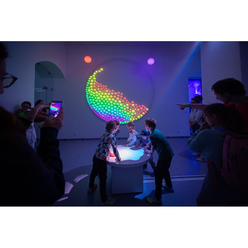 Immax NEO 07745CDO - Komplektas 3 vnt. LED RGB+CCT reguliuojamų lempučių E14/6W/230V Wi-Fi + nuotolinis valdymas