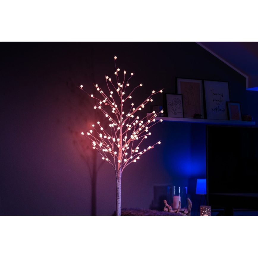 Immax NEO 07750L - LED RGB+CW šviesos reguliavimas lauko Kalėdų dekoracija NEO LITE LED/7,2W/230V 1,8m IP44 Wi-Fi Tuya medis
