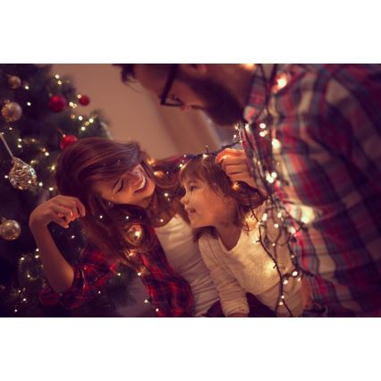 Immax NEO 07755L - Dimeriuojama LED lauko girlianda NEO LITE 400xLED/8 funkcijų 43m IP44 Wi‑Fi Tuya šiltai balta