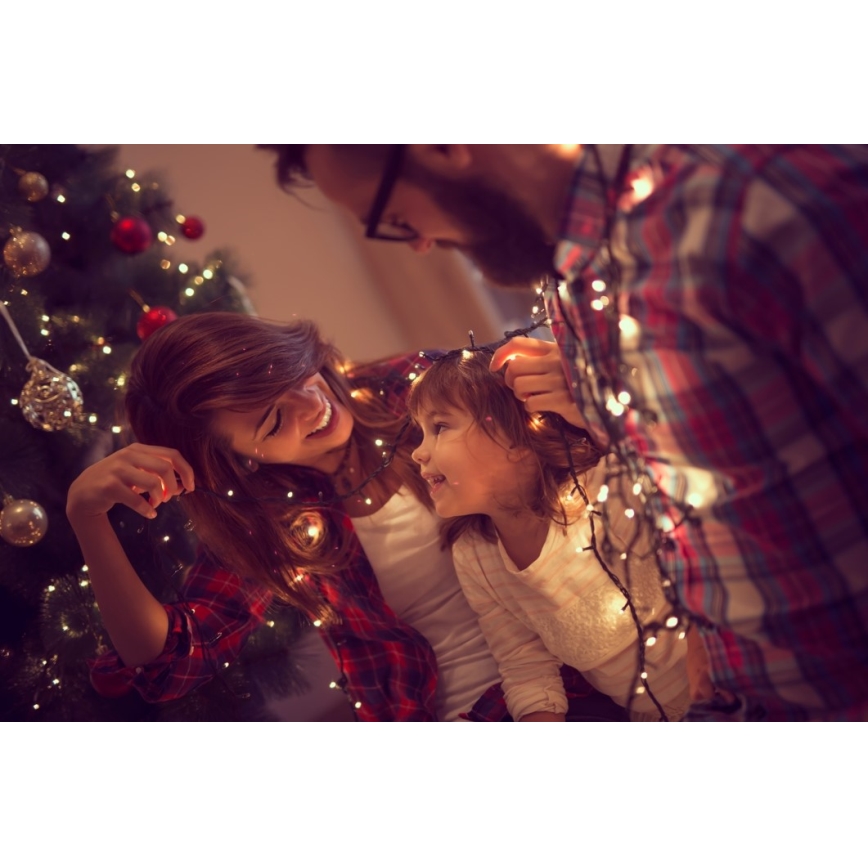 Immax NEO 07755L - Dimeriuojama LED lauko girlianda NEO LITE 400xLED/8 funkcijų 43m IP44 Wi‑Fi Tuya šiltai balta