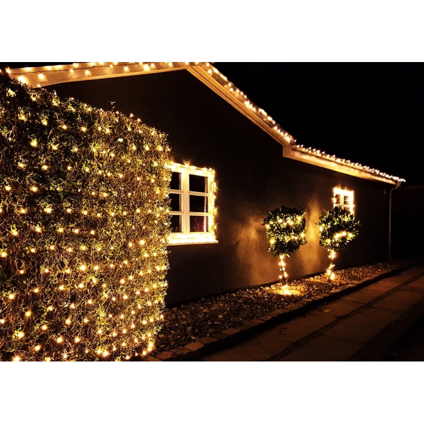 Immax NEO 07756L - LED reguliuojama lauko girlianda NEO LITE 400xLED/10 funkcijų 43 m IP44 Wi-Fi Tuya daugiaspalvė