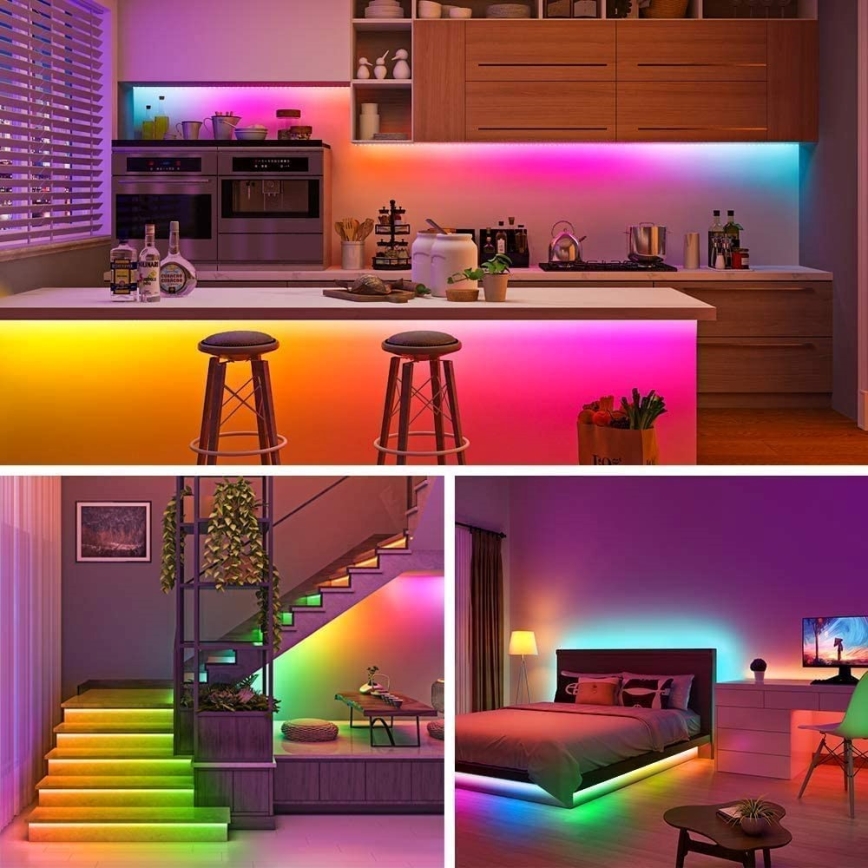 Immax NEO 07790L - LED RGB+CCT Reguliuojama juostelė NEO SMART LED/15W/230V 3m IP65 Wi-Fi Tuya